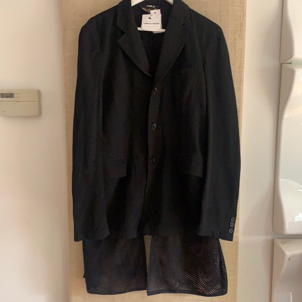 NWT CDG BLACK poly and marsh segment Layler